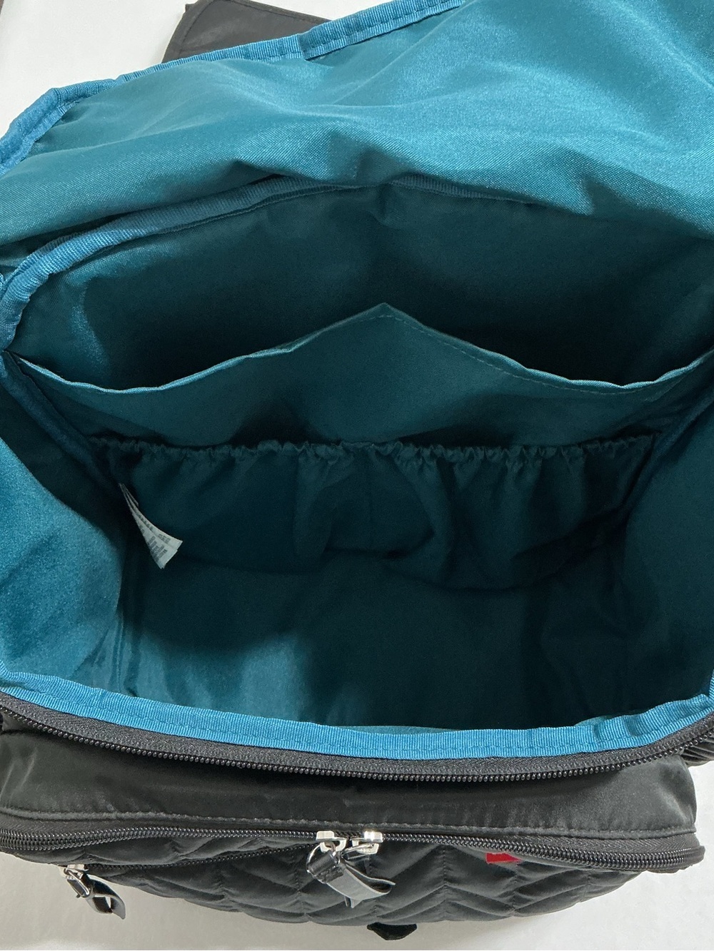 Skip Hop Black Quilted Diaper Bag Backpack With Changing Pad - Picture 12 of 16